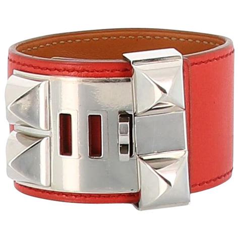 bracelet hermes en cuir orange|Hermes bracelets for women price.